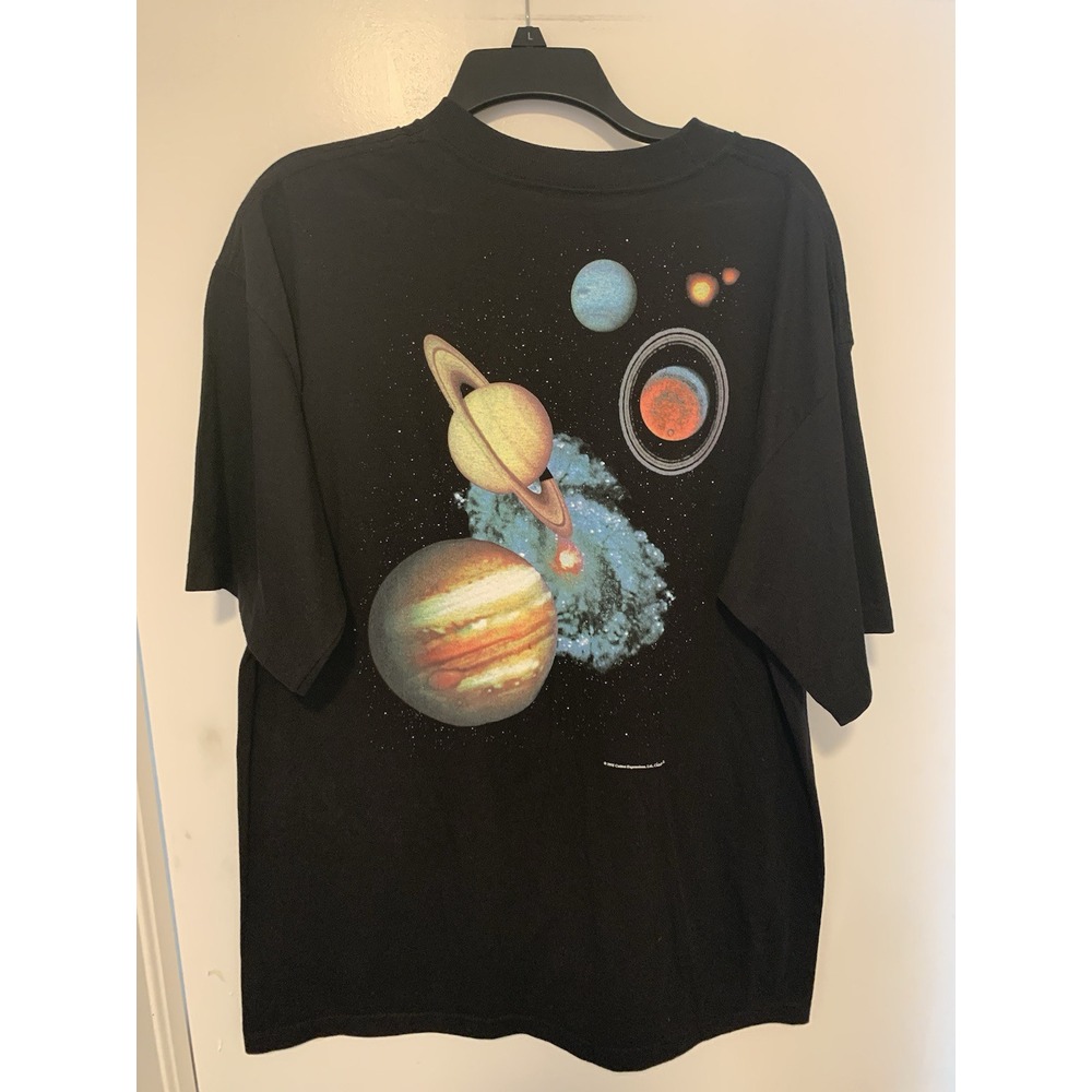 Vintage 1995 Space Planets Galaxy T Shirt Size XL