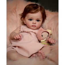 Reborn Newborn Baby Dolls Real Look Toddler Soft Silicone Chucky Face Girl 23