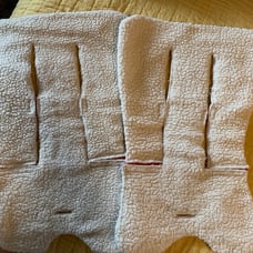 BOB stroller Sherpa seat liners (x2)