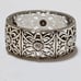 Brighton crystal jeweled wide hinged cuff clamper bracelet