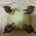 Cabbage shaped casserole with lid Beautiful Excllent condition