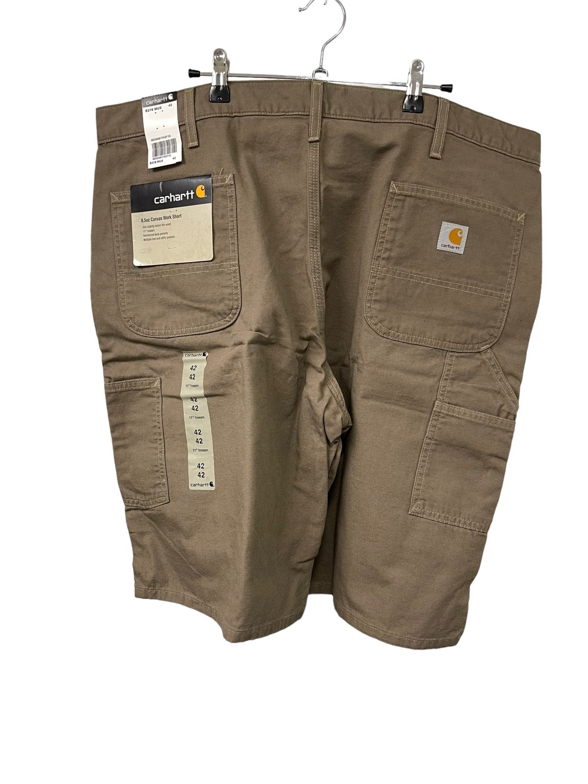 NEW Carhartt 8.5oz Canvas Work Shorts Cargo Casual Men’s Size 42