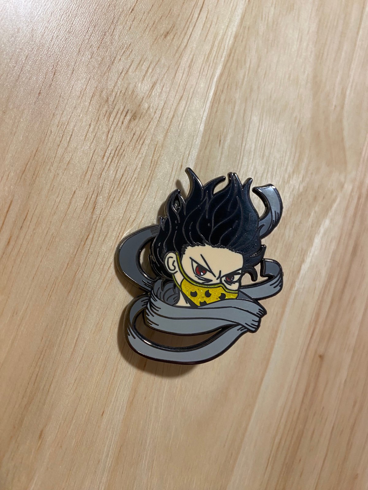 My Hero Academia Aizawa Shota With Cat Mask Enamel Pin