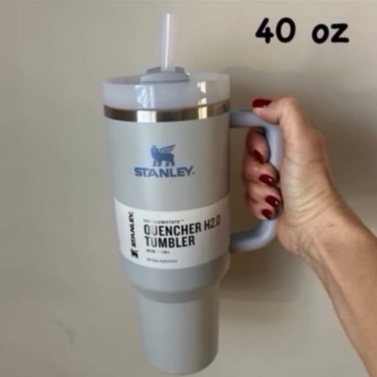(NWT) Stanley 40 oz. Quencher H2.0 FlowState Tumbler in Fog
