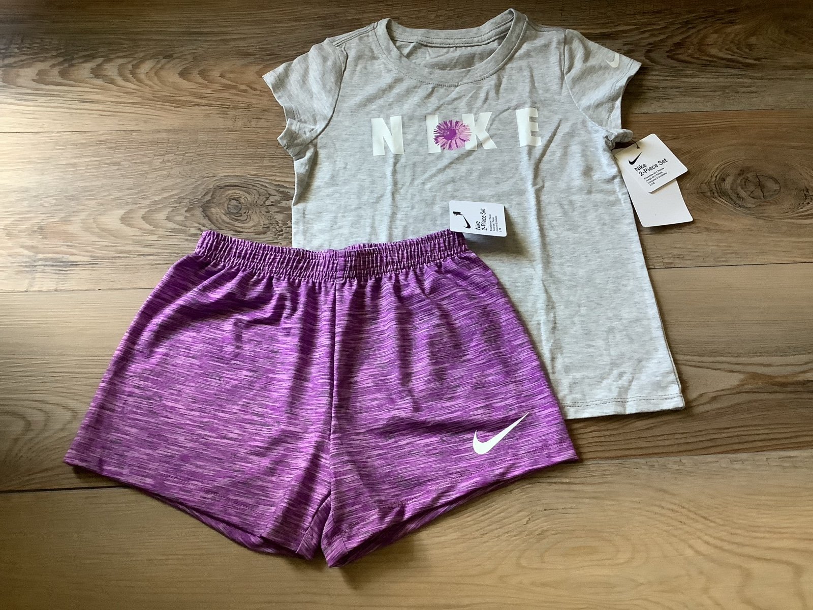 Nike girls shorts set size 6X(NWT)~PRICE IS FIRM, NO OFFERS ~