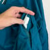 90s Champion Retro V-Neck Lightweight Pullover Jacket - Vintage Teal