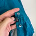 90s Champion Retro V-Neck Lightweight Pullover Jacket - Vintage Teal