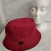 COACH wool red bucket hat M/L