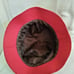 COACH wool red bucket hat M/L