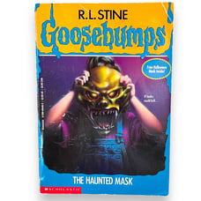 Genuine 1st Print Goosebumps #11: The Haunted Mask, 1993, w/ Original Mask!