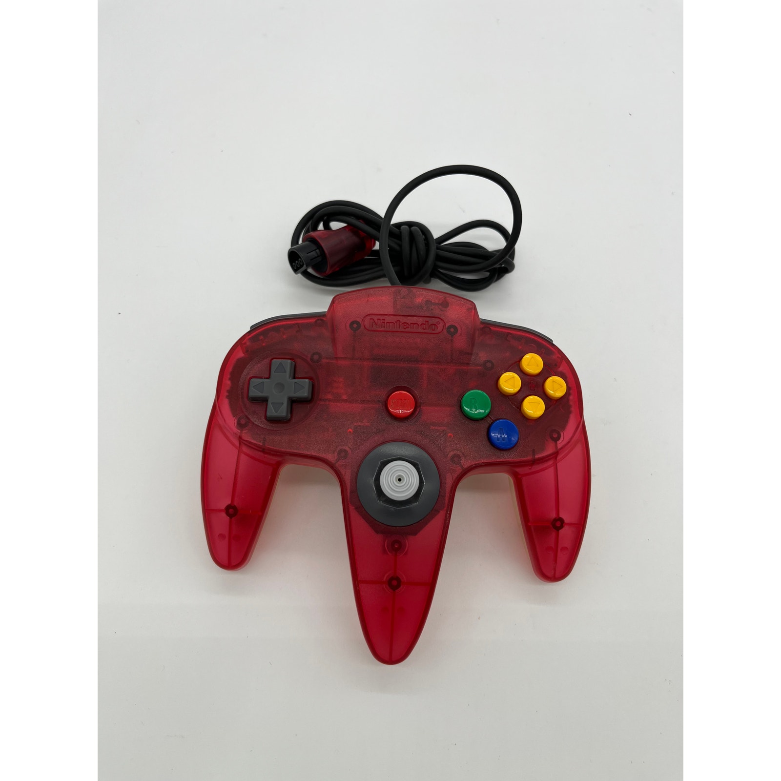 OEM Red Watermelon Nintendo 64 N64 Controller - Good Stick