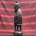 Vintage Asian style carved wood statue.