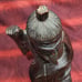 Vintage Asian style carved wood statue.