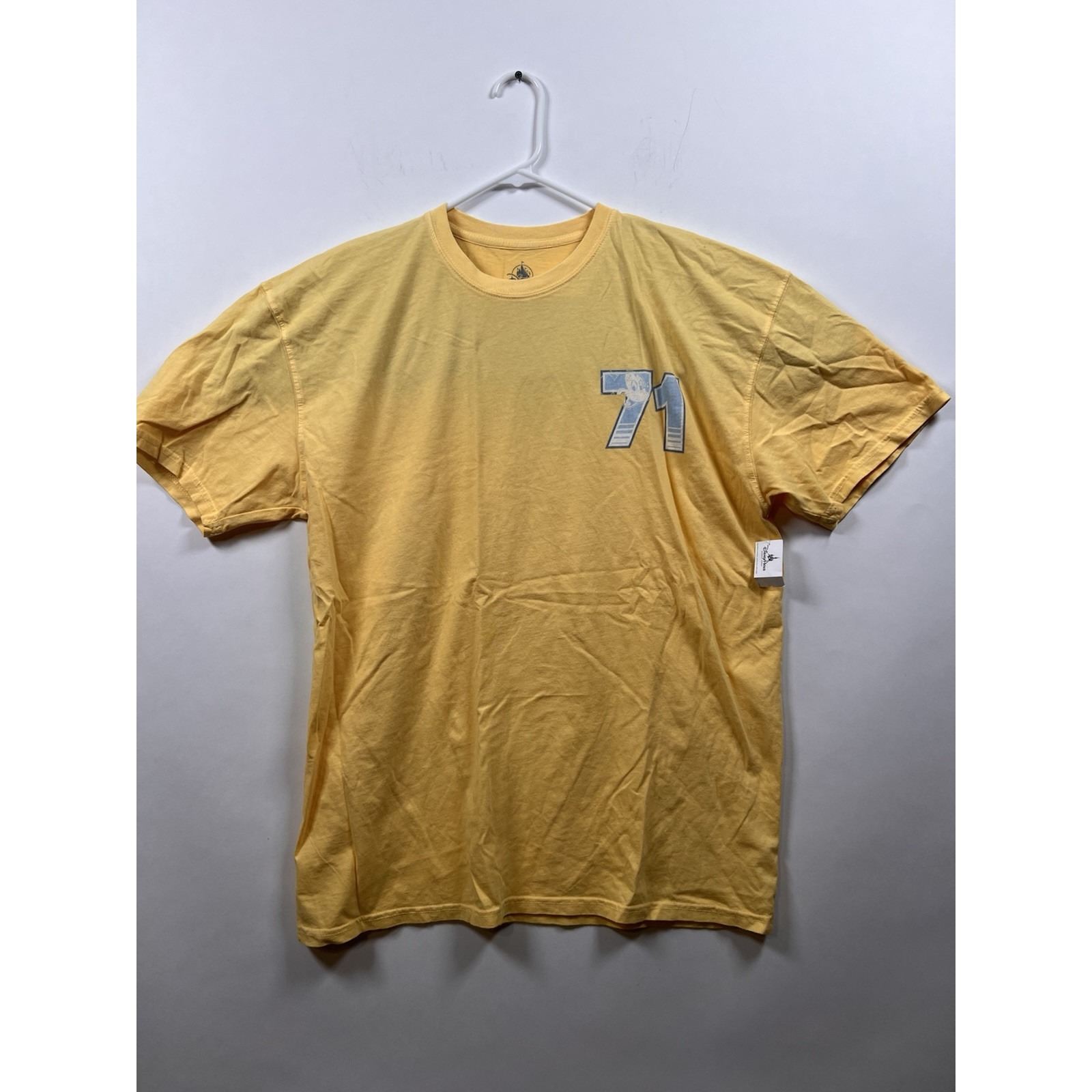 Vintage Disney World/Land Park Shirt Yellow 71 Mickey Mouse Size XL NEW