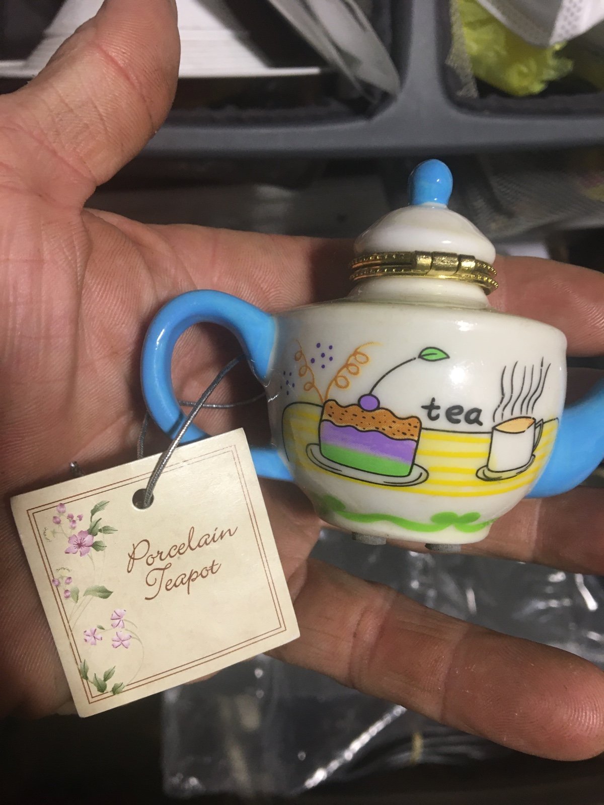 Vintage porcelain teapot china