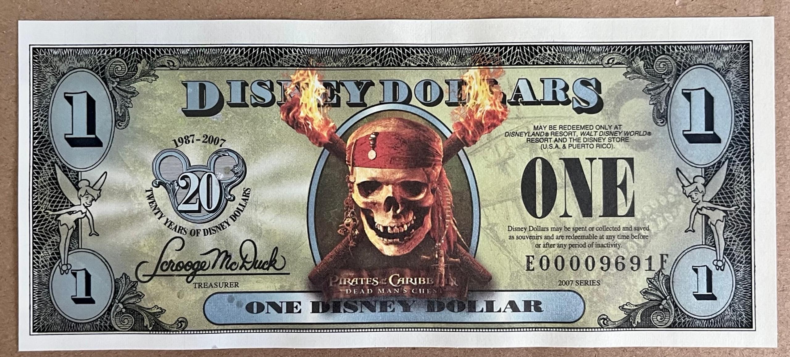 2007 Disney Dollar Pirates Flying Dutchman