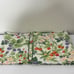 Vintage Cloth Fruit Printed Summer Tablecloth & Set of 8 Napkins