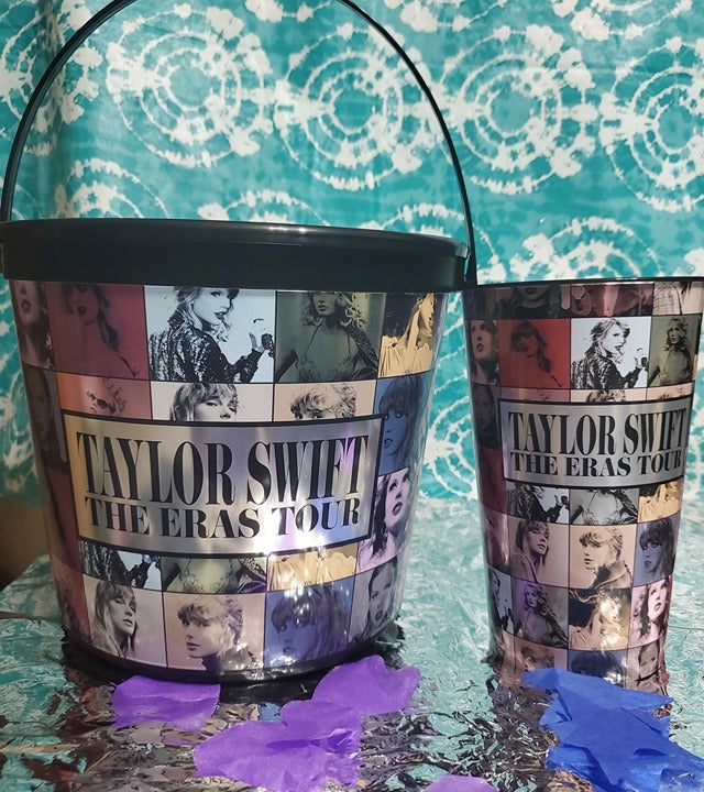 EXCLUSIVE Set of Metallic Taylor Swift Eras Movie Tub and Cup