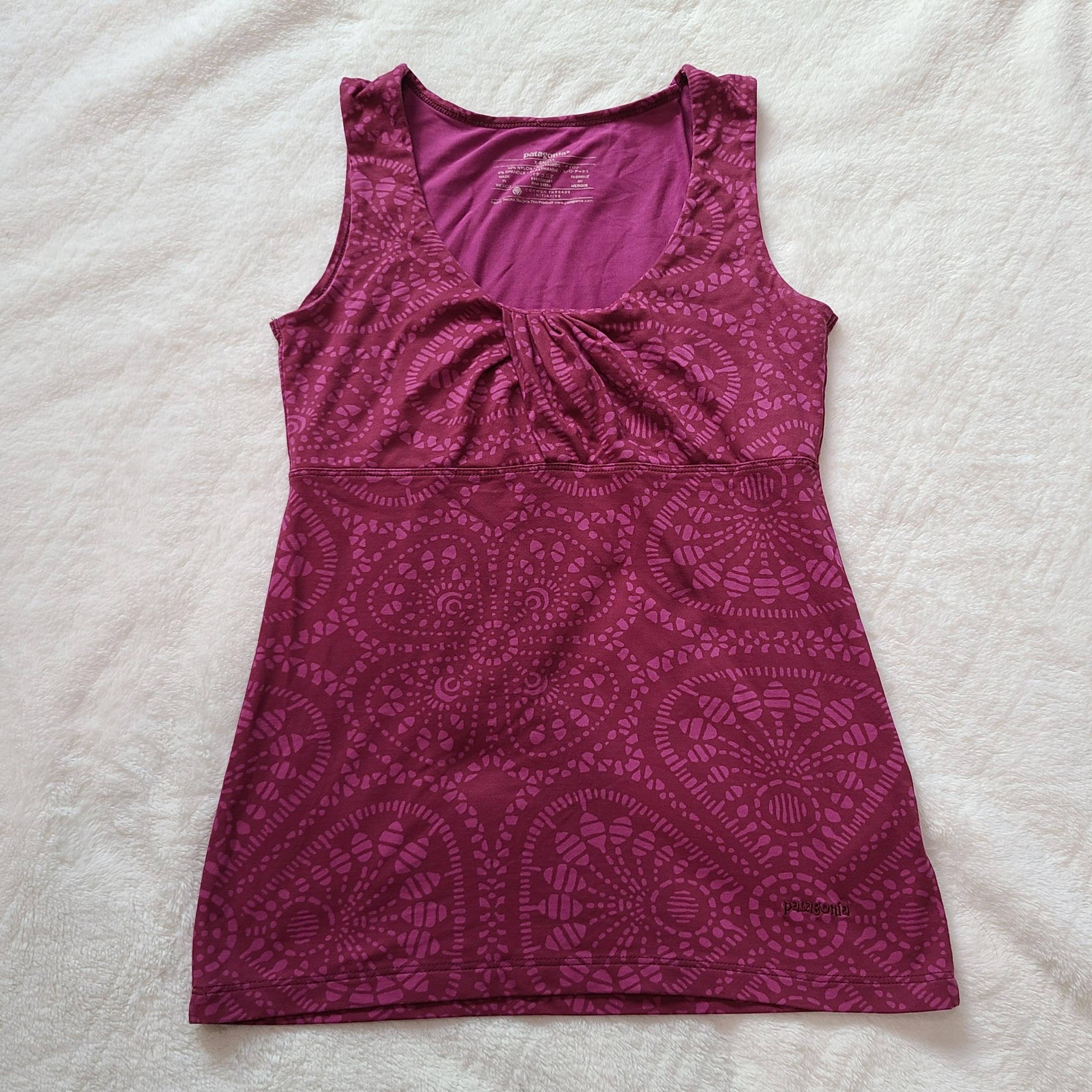 Patagonia Womens Size Xtra Small Athletic Black Tank Top Ribbed Sleeveless XS