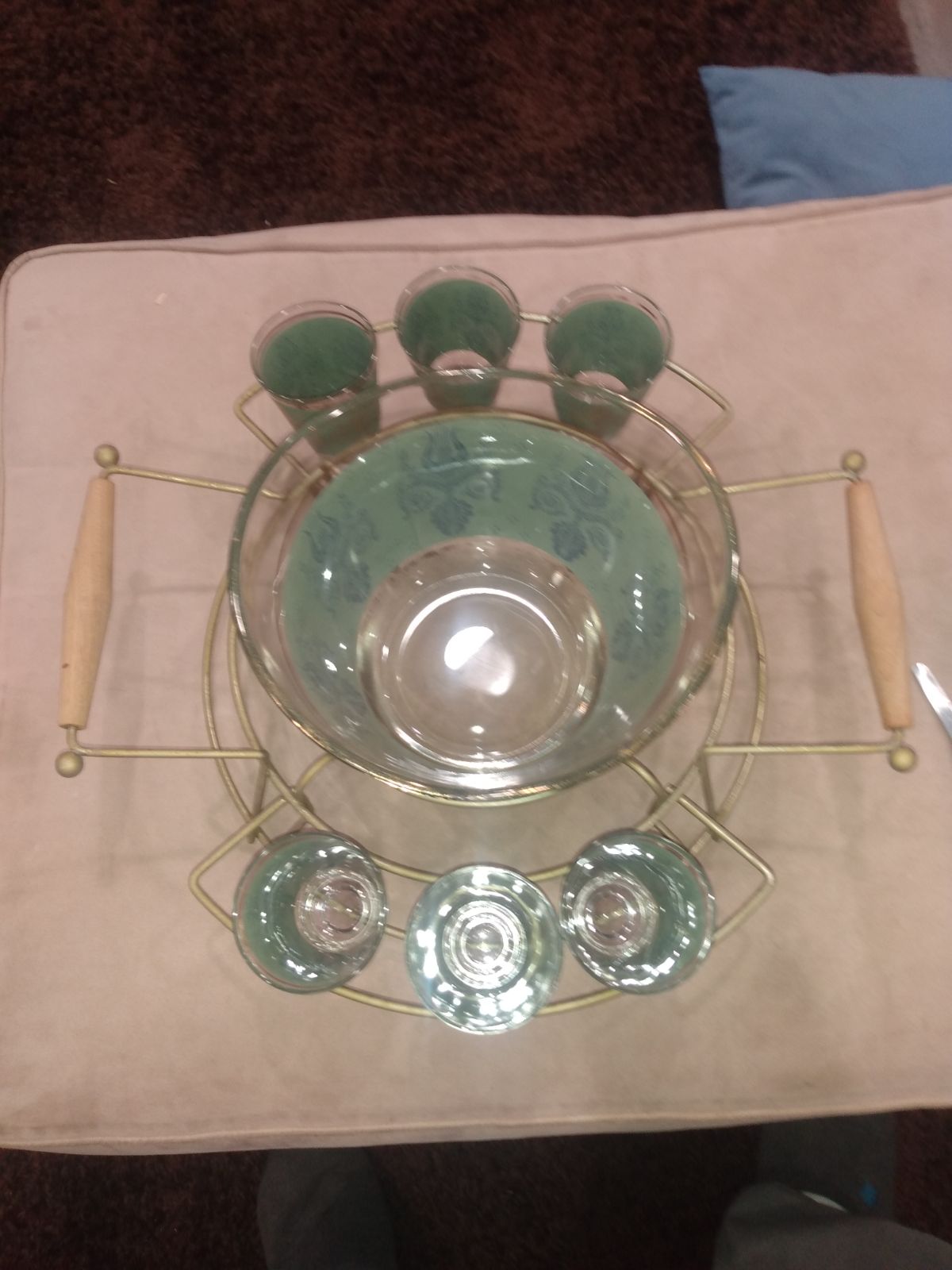 Vintage Mid Century Jeannette Glass Pattern 701-25 Laurel