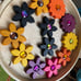 Fitzyboo gem flowers handmade wooden