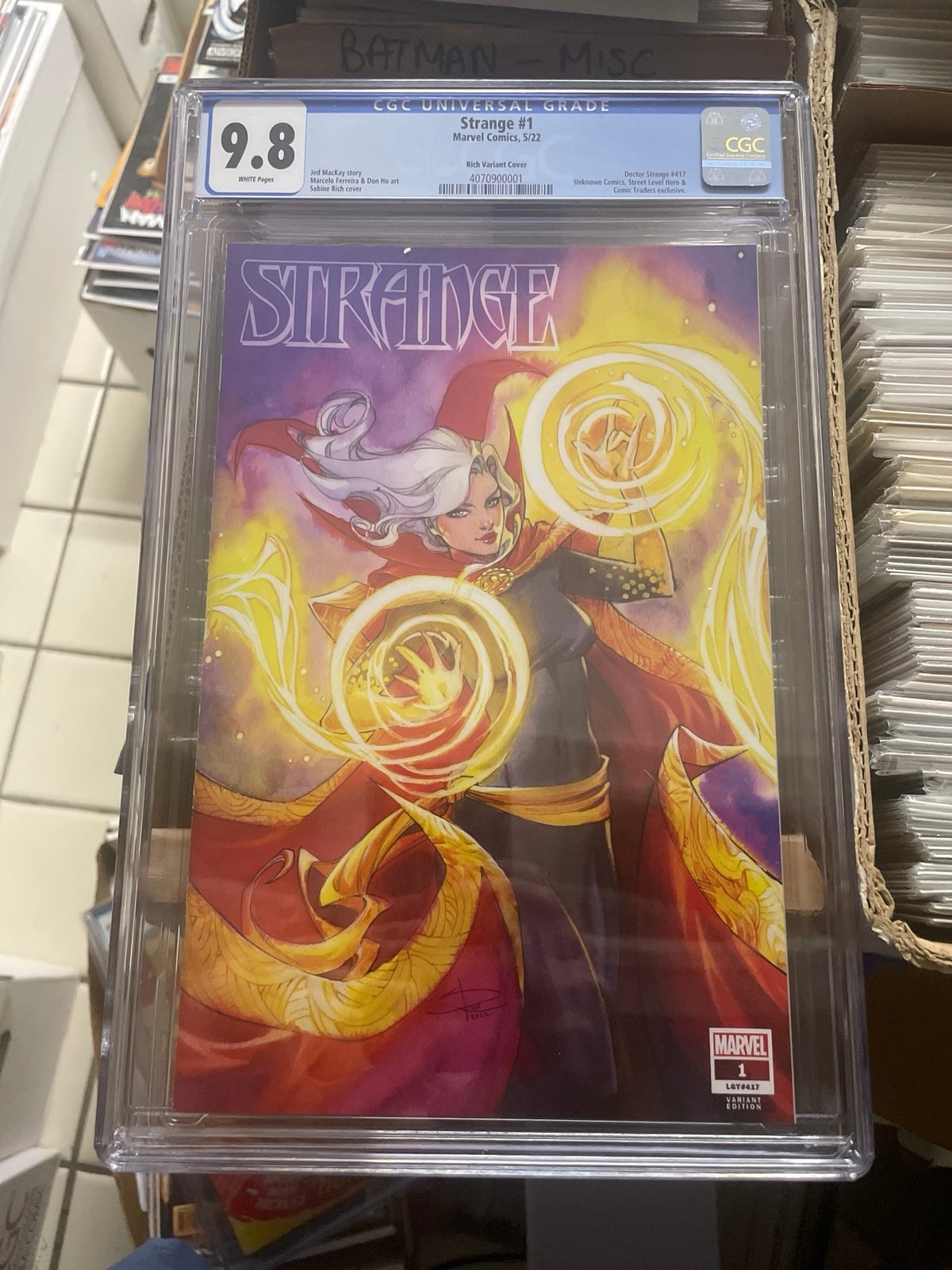 STRANGE #1! CGC 9.8! SABINE RICH