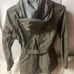 THE NORTH FACE Hyvent Women’s XS/TG Hooded Windbreaker belted Jacket Khaki