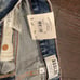 NWT Agolde Parker ripped distressed Jean denim shorts in rocksteady wash size 24