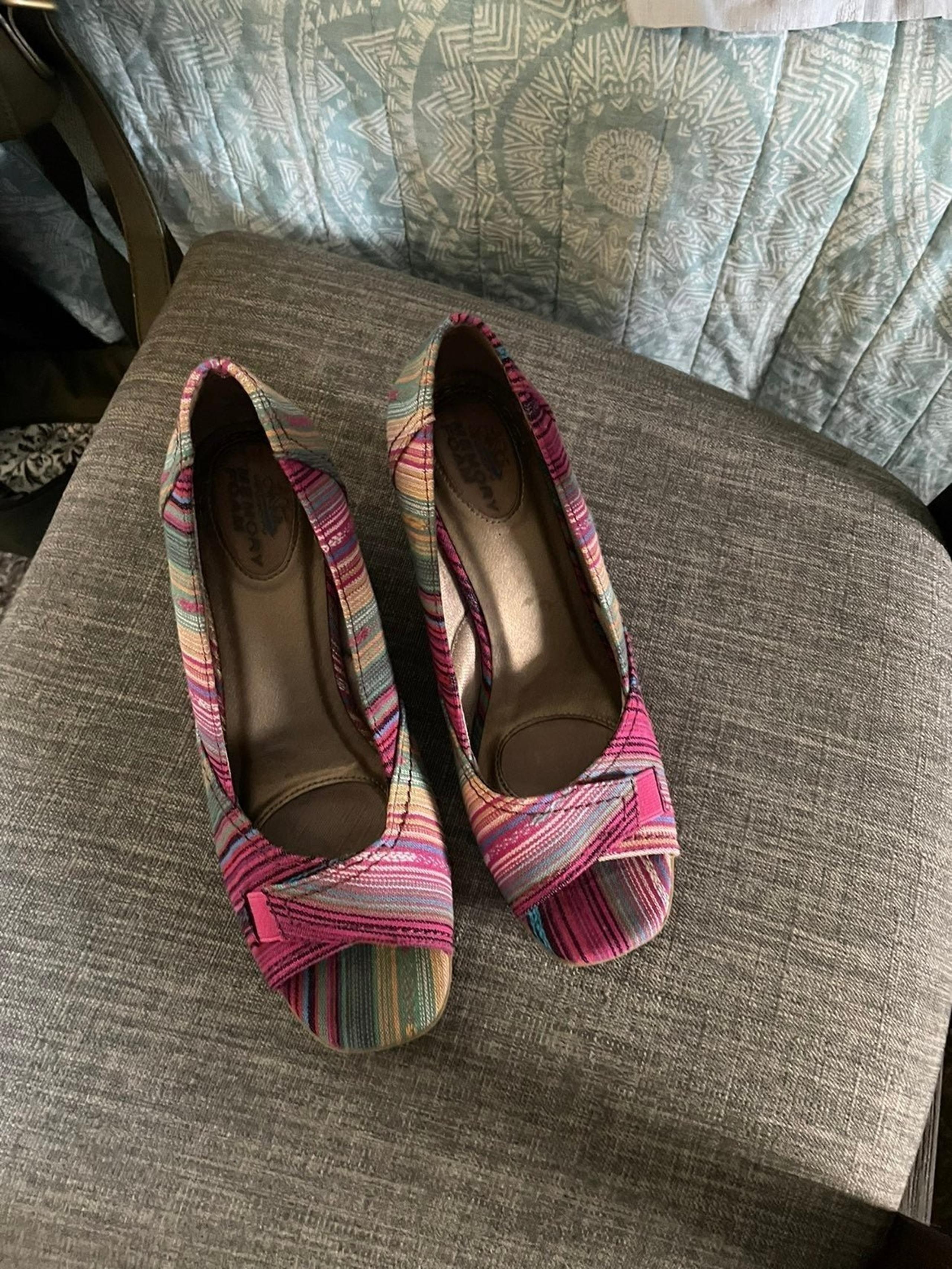 LifeStride Memory Foam Wedge shoe size 8