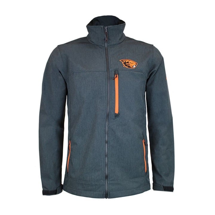 NWT mens XXL columbia ascender II full zip soft shell jacket OSU beavers FTBL