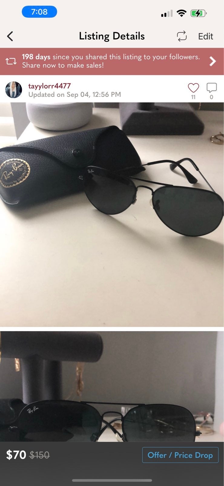 Black ray bans
