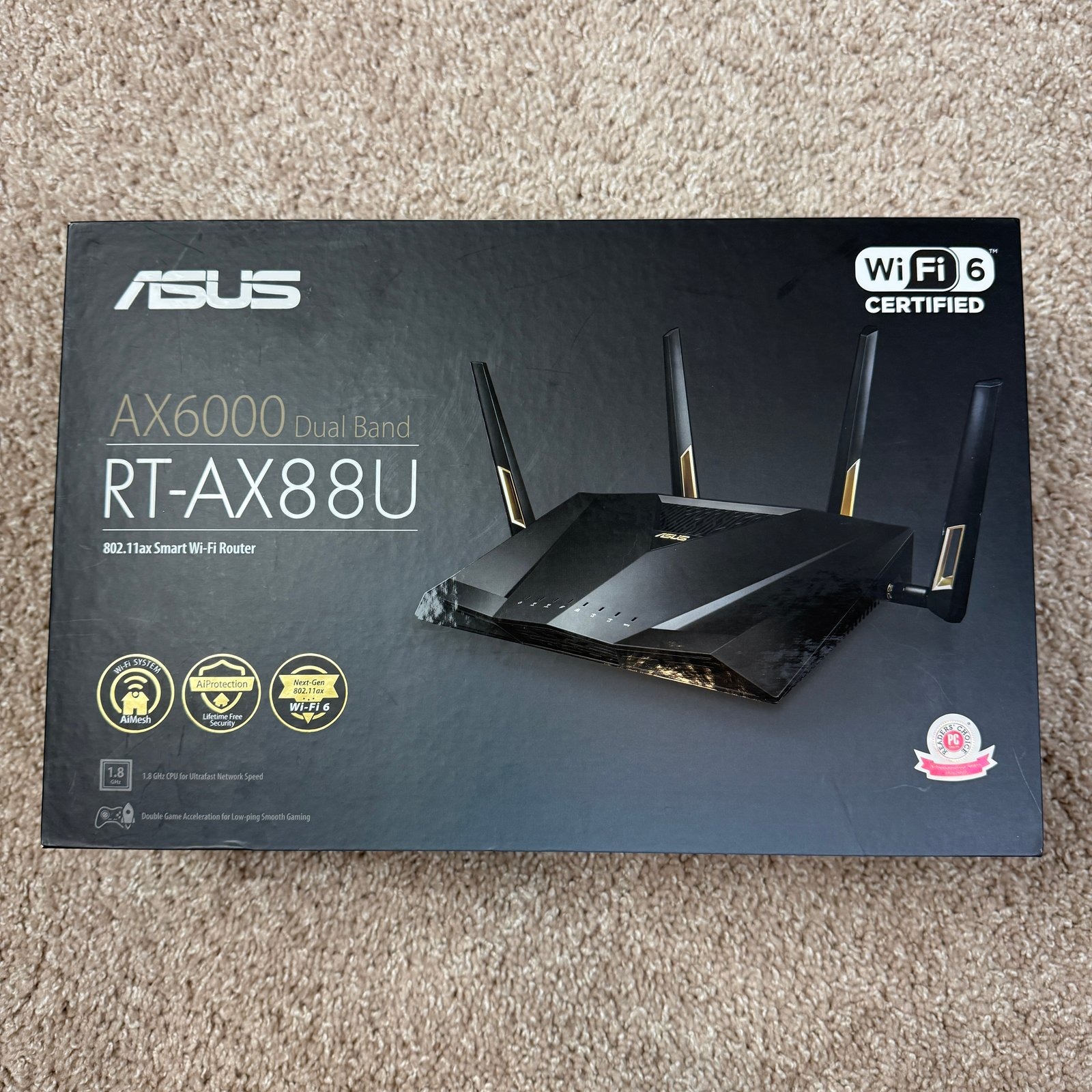 ASUS AX6000 Dual Band RT-AX88U Smart WiFi Router