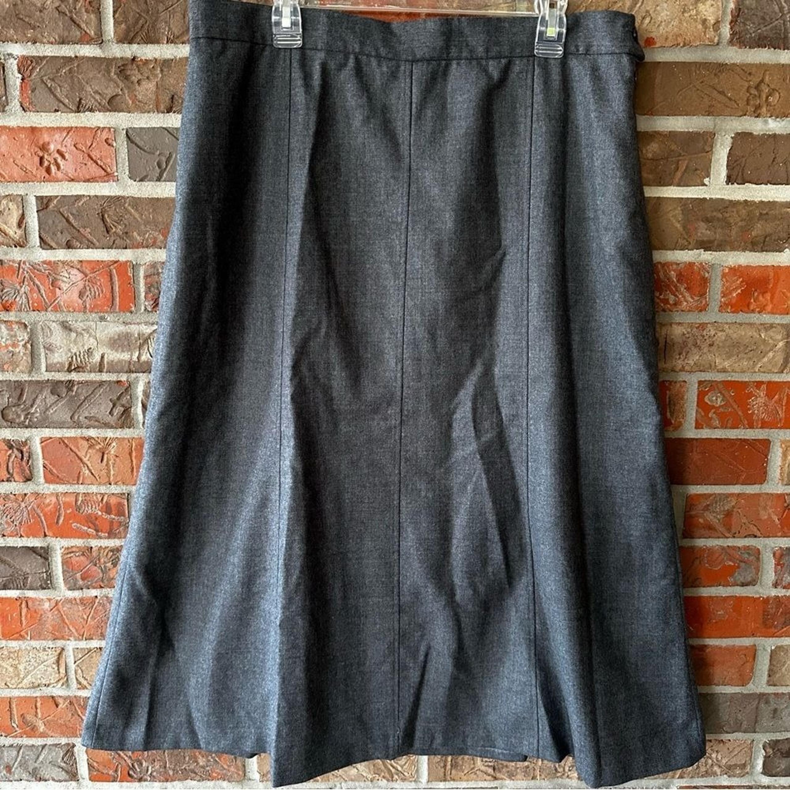 Pendleton A-Line Skirt Vintage Made In USA Gray size 16