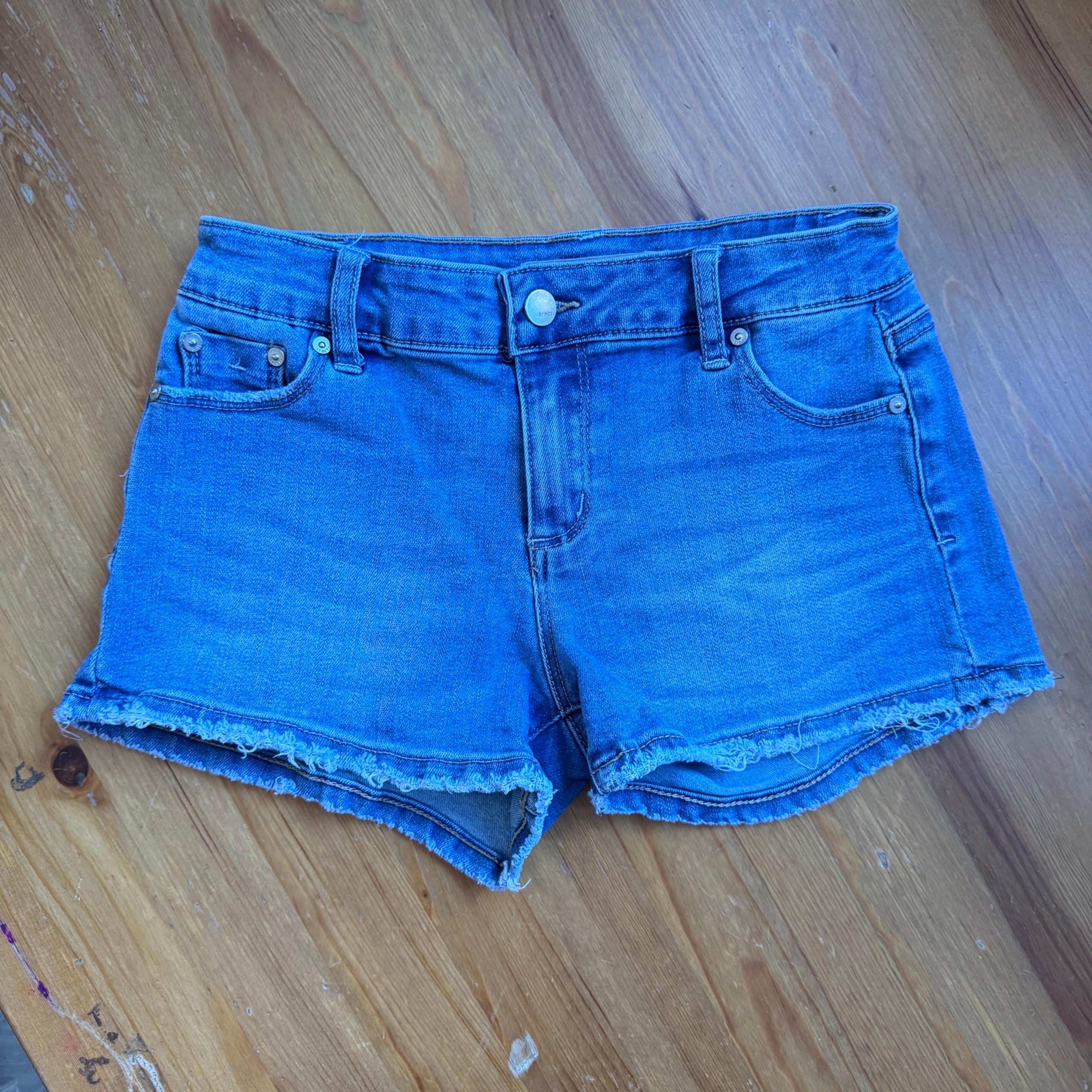Tractr denim cut off shorts size 8 girls