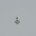 14k Gold Pendant with Stone Motif toch w