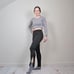 Performance Black Fleece Lined Bike Cycle Ski Active Tights Pants Womens Small