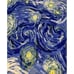 LuLaRoe Womens Leggings Size TC Blue Van Gogh Starry Night Stars Tall Curvy NWT