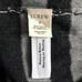J.Crew Black and Grey Striped V-Neck Sweater