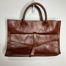 Raven & Lily genuine leather tote made in Ethiopia