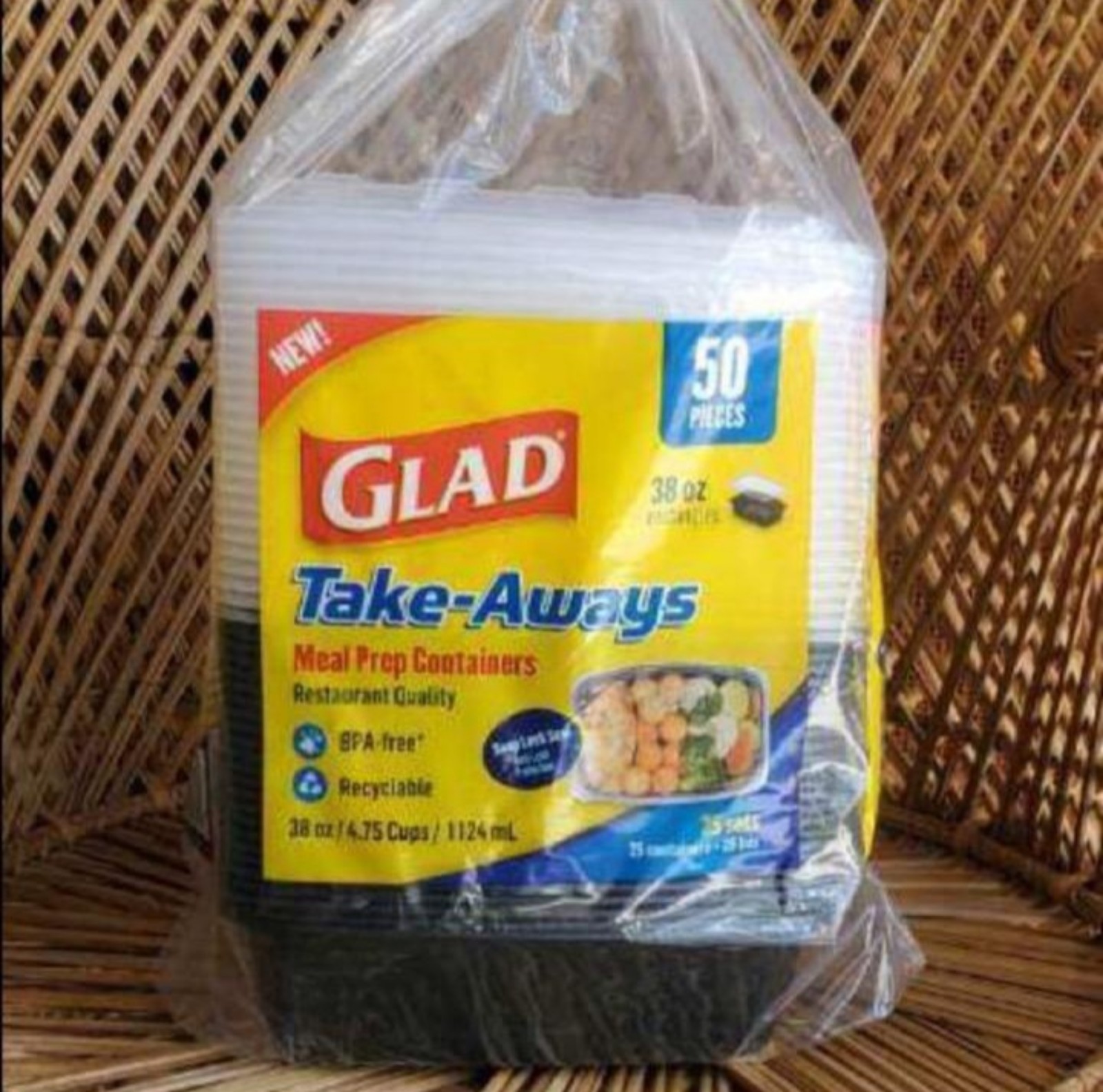 Glad 50 Piece Meal Prep Containers