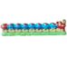 Chanukah Kid's Ceramic Choo Choo Train Menorah