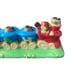 Chanukah Kid's Ceramic Choo Choo Train Menorah