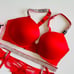 36DD MEDIUM 3PCS Victoria’s Secret red bra set