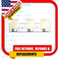 3 Light Bathroom Vanity Lamp Chrome Wall Lighting Fixture CL2670-3
