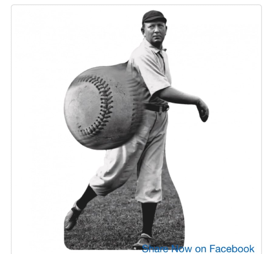 CY YOUNG MAJOR LEAGUE BASEBALL PITCHER CARDBOARD CUTOUT