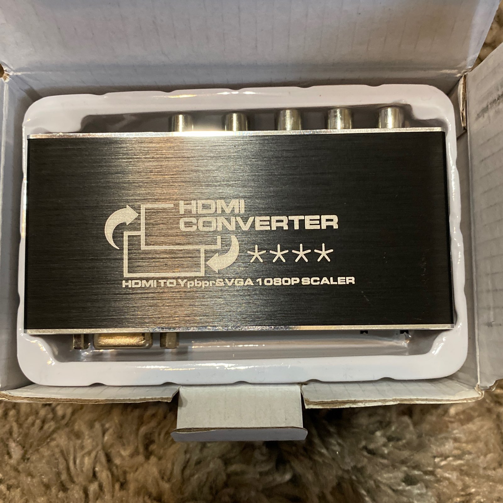 HDMI TO VGA & ypbpr/rgb converter