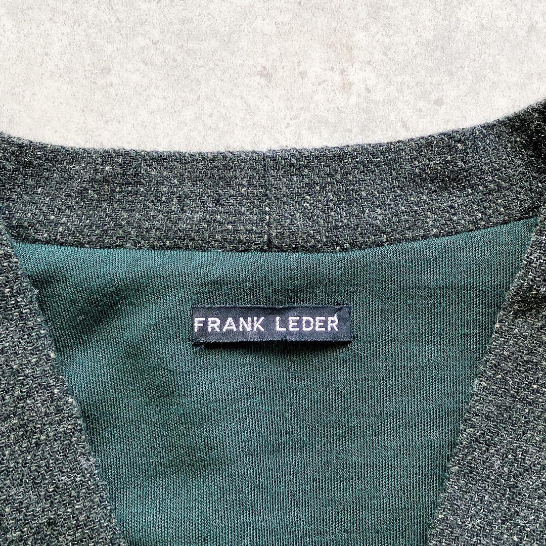 トップス frank leder deutschleder cardigan FRANK LEDER Frank Leder German Made Knit Cardigan Deep Green