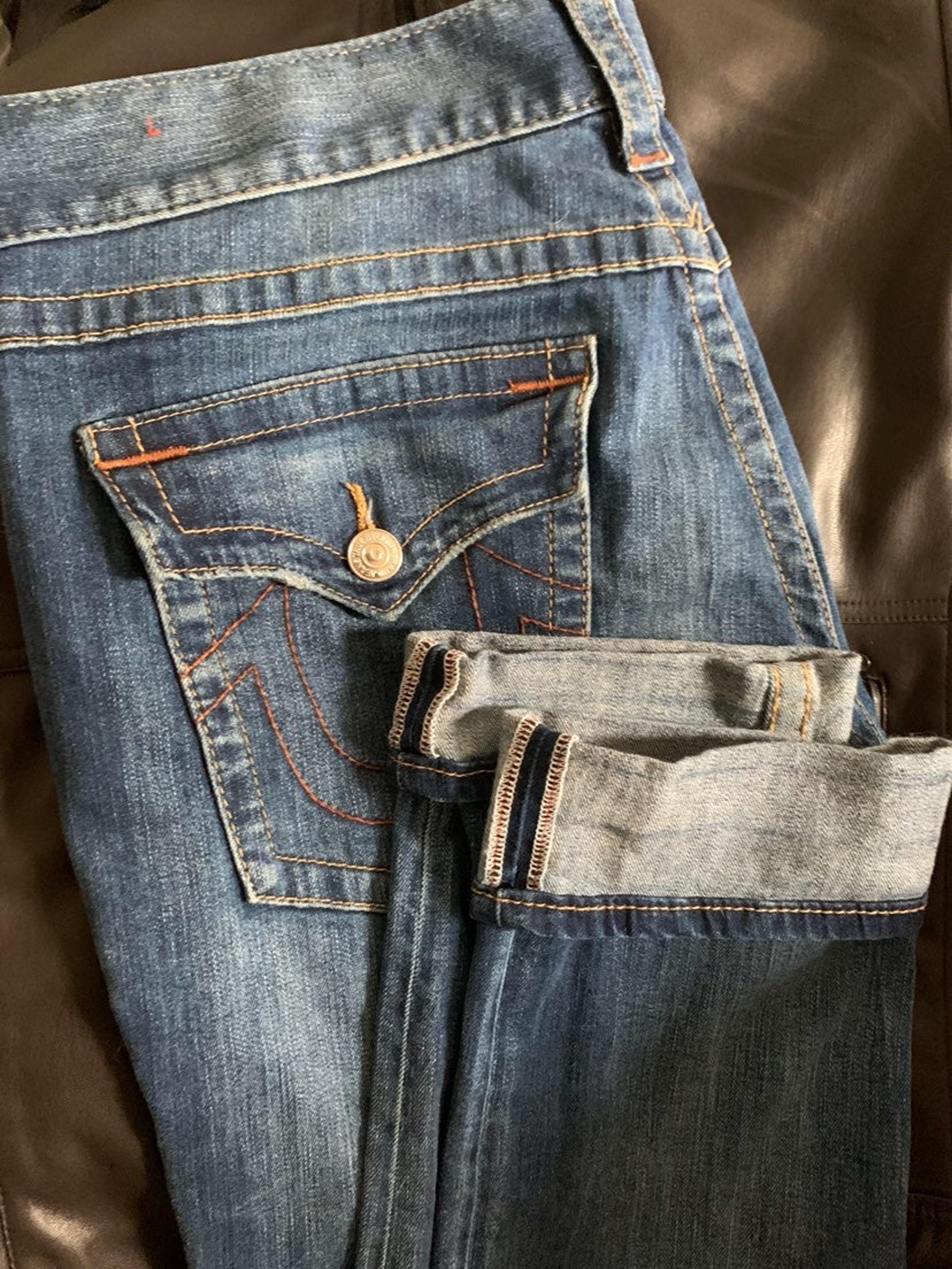 Mens true religion dark jeans