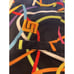 Loudmouth Pants Women's Size 12 Ladies Golf Black Multicolor Swirls