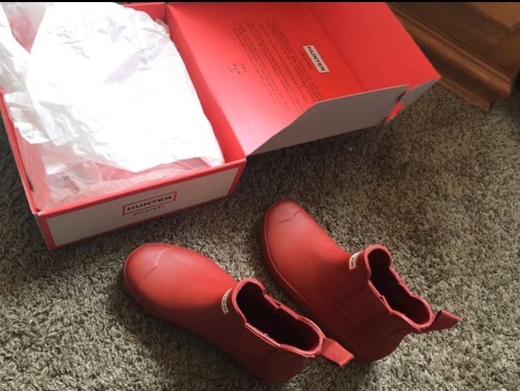 Hunter boots size 7
